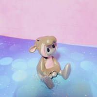 Hippo Hoodie Robot Figurine Resin Art Toy Kawaii Desk Buddy - Thumbnail 1