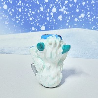 Yeti Robot Resin Art Toy Figurine Kawaii Desk Buddy  - Thumbnail 2