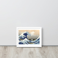 The Great Wave Japanese Woodcut Ukiyo-e Wall Art Framed poster - Thumbnail 15