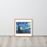 Van Gogh Starry Night Wall Art Framed poster - Thumbnail 21