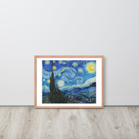 Van Gogh Starry Night Wall Art Framed poster - Thumbnail 22