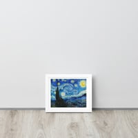 Van Gogh Starry Night Wall Art Framed poster - Thumbnail 24