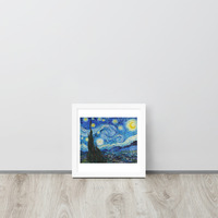 Van Gogh Starry Night Wall Art Framed poster - Thumbnail 25