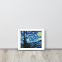Van Gogh Starry Night Wall Art Framed poster - Thumbnail 26