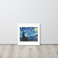 Van Gogh Starry Night Wall Art Framed poster - Thumbnail 33