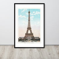 Vintage Eiffel Tower Paris Wall Art Framed poster - Thumbnail 6