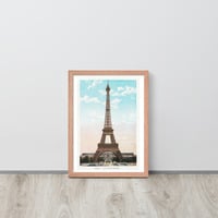 Vintage Eiffel Tower Paris Wall Art Framed poster - Thumbnail 9