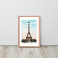 Vintage Eiffel Tower Paris Wall Art Framed poster - Thumbnail 10