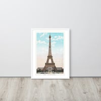 Vintage Eiffel Tower Paris Wall Art Framed poster - Thumbnail 19