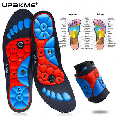Magnetic massage insoles - comfortable eva cushion pads