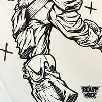 BOUNTY-HUNTER & SLAVE I set of ink artwork - Thumbnail 3
