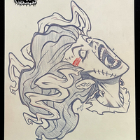 MONSTER HEADS pencil art pieces - Thumbnail 1