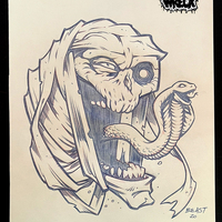MONSTER HEADS pencil art pieces - Thumbnail 4