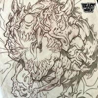 DOOM: CACODEMON pencil art - Thumbnail 3