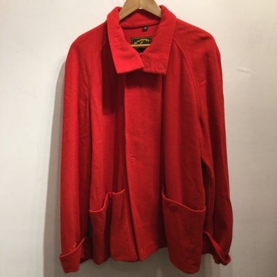 Anglomania red wool coat 99fw