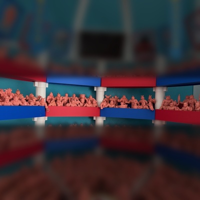 Balcony extension for kinnikuman colosseum