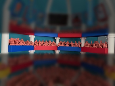 Balcony extension for Kinnikuman Colosseum