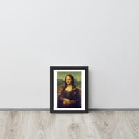 The Mona Lisa by Leonardo da Vinci Painting Framed poster - Thumbnail 1