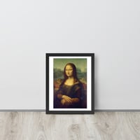 The Mona Lisa by Leonardo da Vinci Painting Framed poster - Thumbnail 2