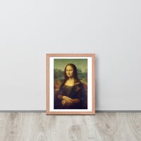 The Mona Lisa by Leonardo da Vinci Painting Framed poster - Thumbnail 8