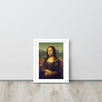 The Mona Lisa by Leonardo da Vinci Painting Framed poster - Thumbnail 15