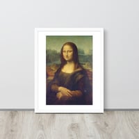 The Mona Lisa by Leonardo da Vinci Painting Framed poster - Thumbnail 18