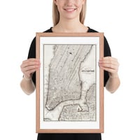 Vintage Map of New York Manhattan Framed poster - Thumbnail 10