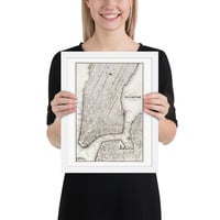 Vintage Map of New York Manhattan Framed poster - Thumbnail 15