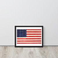 Vintage American Flag United States Framed poster - Thumbnail 3