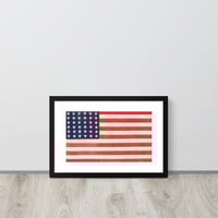 Vintage American Flag United States Framed poster - Thumbnail 4