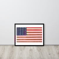 Vintage American Flag United States Framed poster - Thumbnail 6