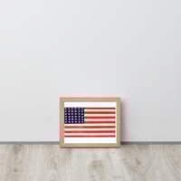Vintage American Flag United States Framed poster - Thumbnail 7