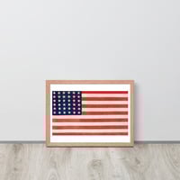 Vintage American Flag United States Framed poster - Thumbnail 9