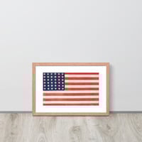 Vintage American Flag United States Framed poster - Thumbnail 10
