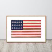 Vintage American Flag United States Framed poster - Thumbnail 13