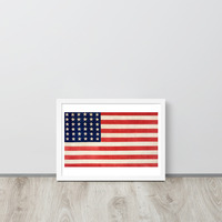 Vintage American Flag United States Framed poster - Thumbnail 16