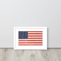 Vintage American Flag United States Framed poster - Thumbnail 17