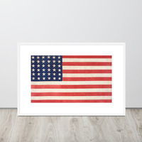 Vintage American Flag United States Framed poster - Thumbnail 20