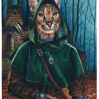 "the archer" print (open edition) 