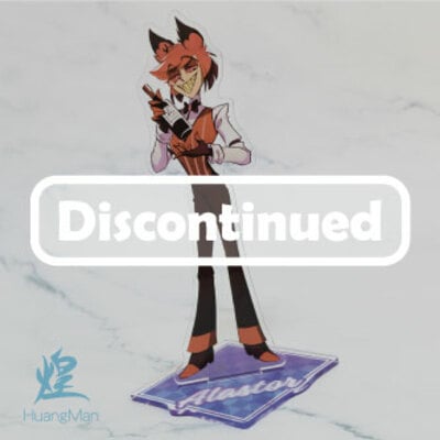 Hazbin hotel - alastor - demon (acrylic figure stand)