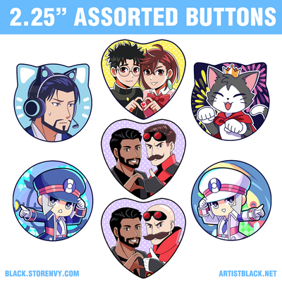 Assorted buttons