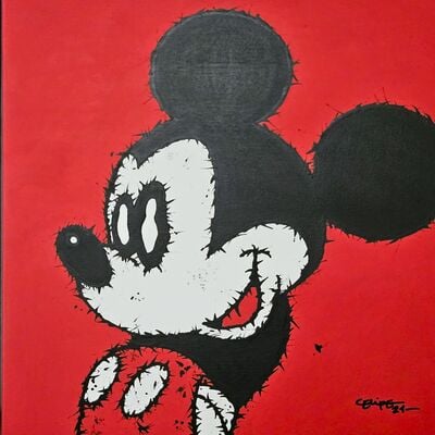 📺painting by celipe perroloco "corrupted dark mouse"  - Thumbnail 2