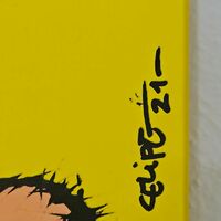 📺Painting "Corrupted Yellow Bird" by Celipe Perroloco - Thumbnail 1