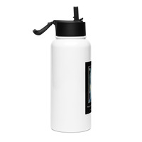 Stainless steel water bottle with a straw lid - Thumbnail 3