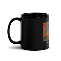 Black Glossy Mug, black ceramic mug, mugs lover, cafe, mugs lover - Thumbnail 2