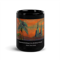 Black Glossy Mug, black ceramic mug, mugs lover, cafe, mugs lover - Thumbnail 5