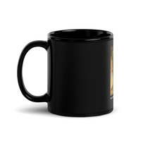 Black Glossy Mug,coffee mugs, design mugs,black mugs, - Thumbnail 2