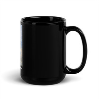 Black Glossy Mug, black ceramic mug, mug lover, cafe, mugs lover - Thumbnail 4