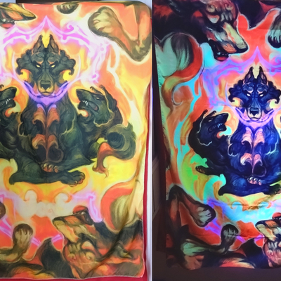 Deep dreaming uv tapestry 