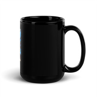 Black Glossy Mug,coffee mug design - Thumbnail 4